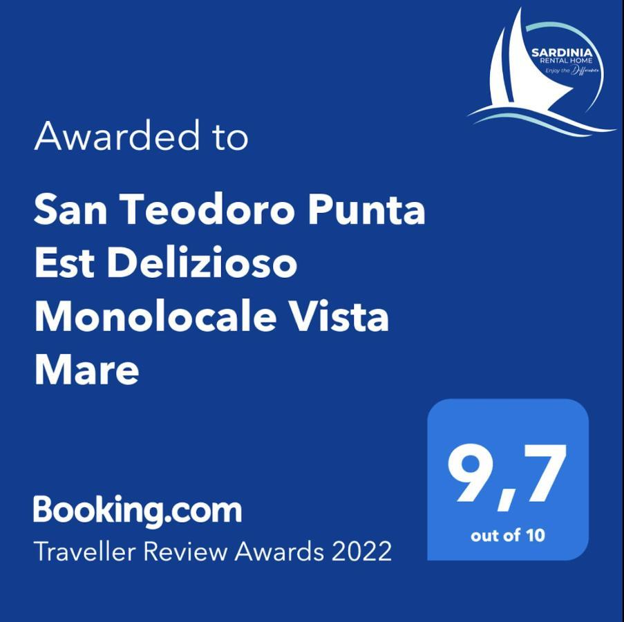 דירות San Teodoro Punta Est Delizioso Monolocale Vista Mare מראה חיצוני תמונה