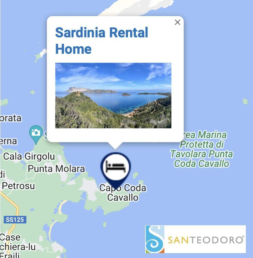 דירות San Teodoro Punta Est Delizioso Monolocale Vista Mare מראה חיצוני תמונה